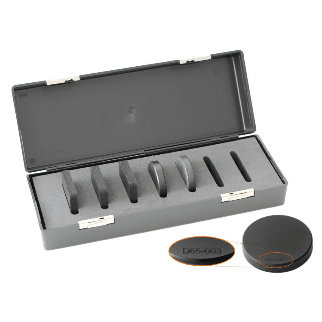 Test Blocks Durometer D Set with 5 pcs. - Saga Instruments Pte Ltd
